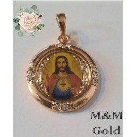 Gold Fille  Jézus medál  3cm