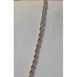 Gold Filled ezüst színű állítható hosszúságú  lánc 45-50cm-ig 