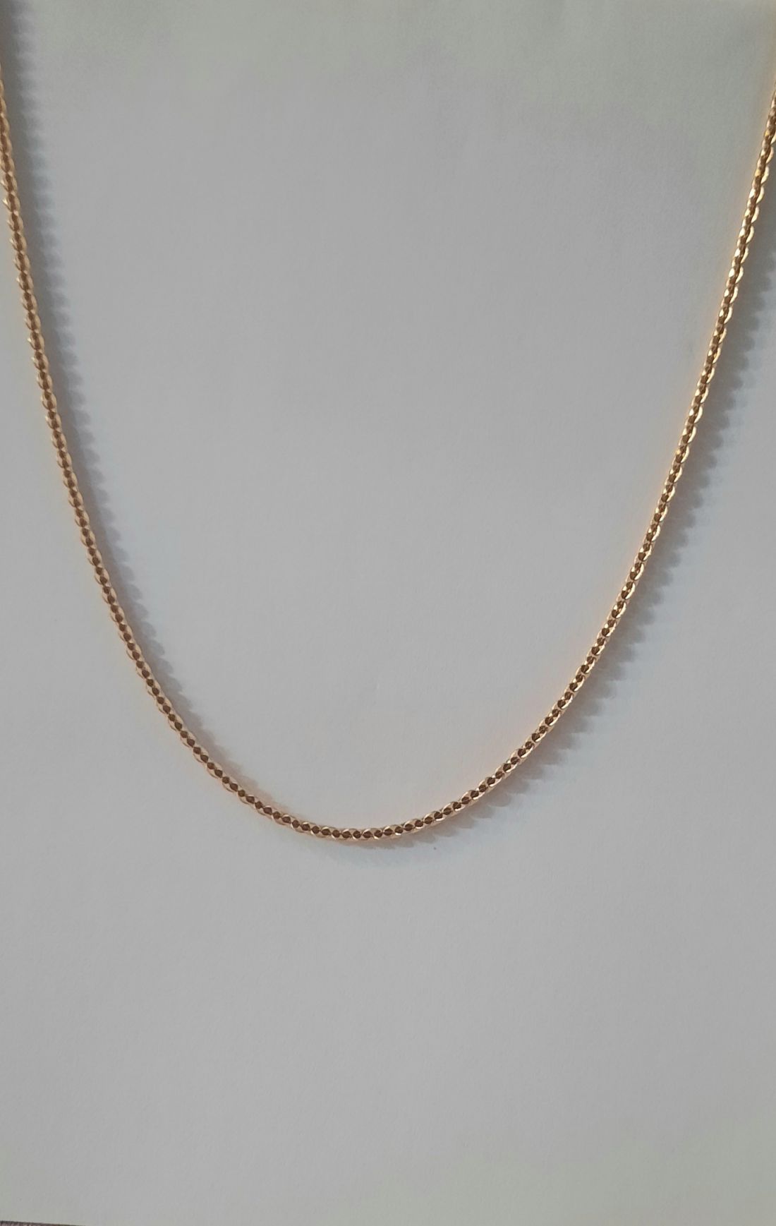 Goldg Filled nyaklánc 50cm hosszú 2mm széles 